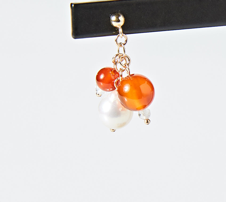 OMAMORI JEWELRY みたまピアス 紅