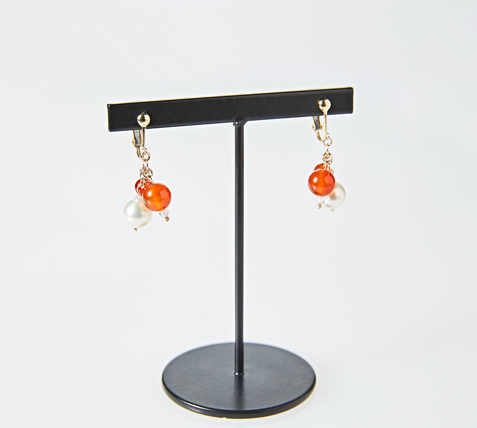 OMAMORI JEWELRY みたまイヤリング 紅