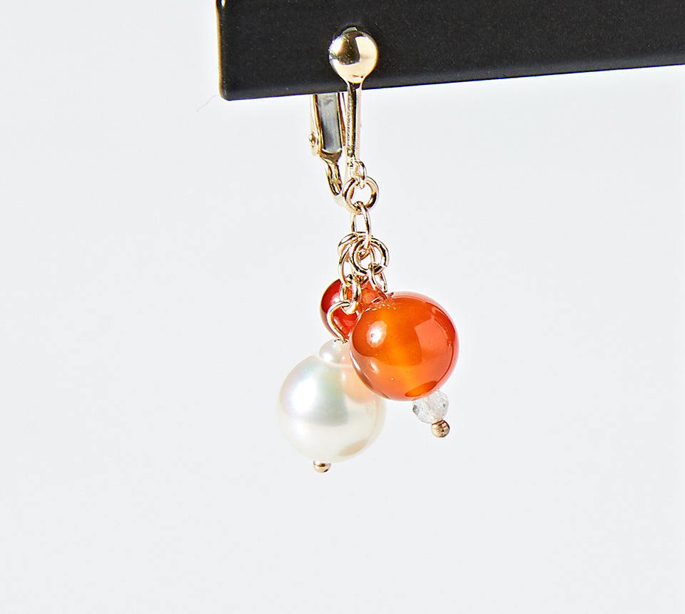 OMAMORI JEWELRY みたまイヤリング 紅