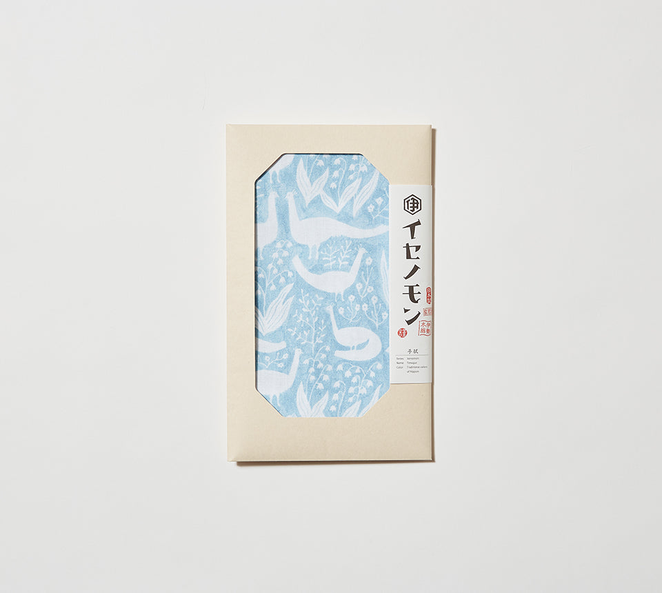 イセノモン 手拭 ピーコック