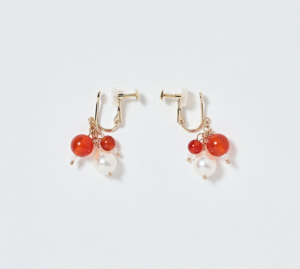 OMAMORI JEWELRY みたまイヤリング 紅
