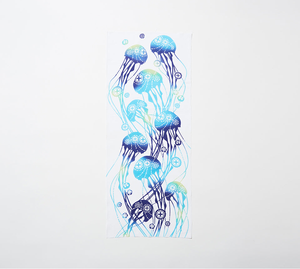 おかげ手ぬぐい 海月