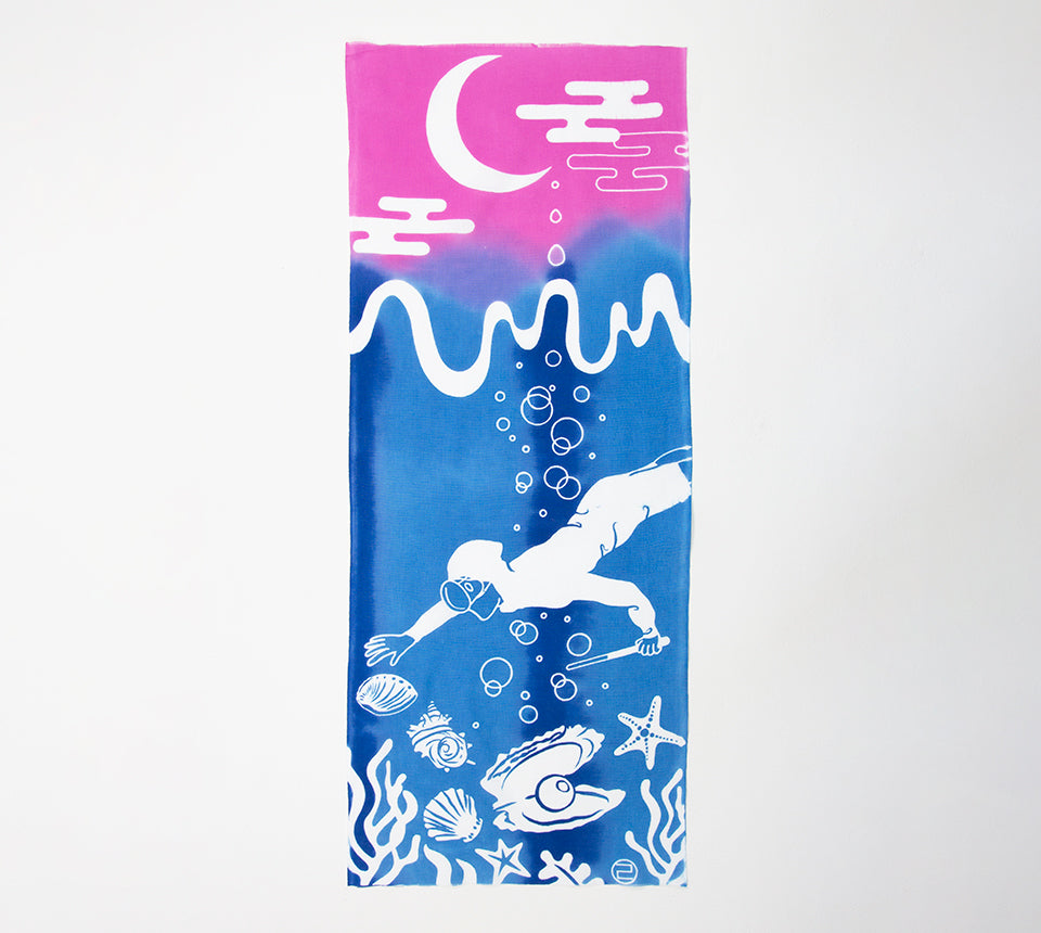 おかげ手ぬぐい あこや真珠