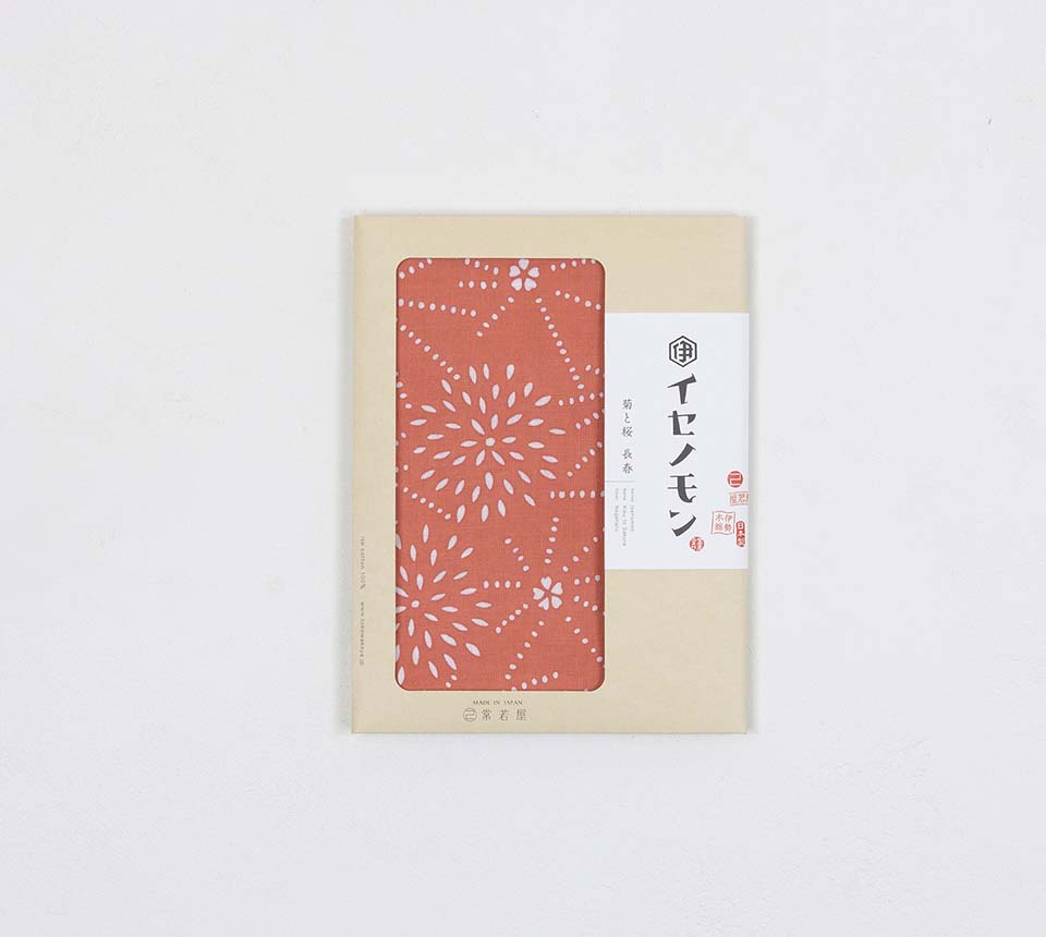イセノモン 手拭 菊と桜