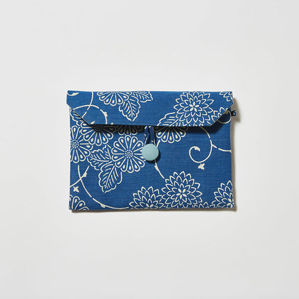 イセノモン　手帖袋　菊唐草