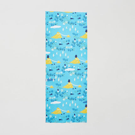 イセノモン 手拭　海のカエル