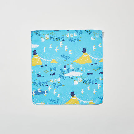 イセノモン　ハンカチーフ　海のかえる