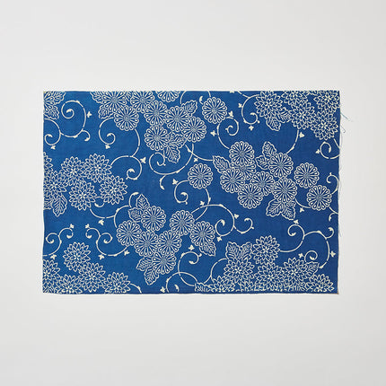 イセノモン　ぽち手ぬぐい　菊唐草