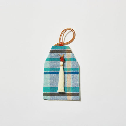 伊勢木綿　お守り袋