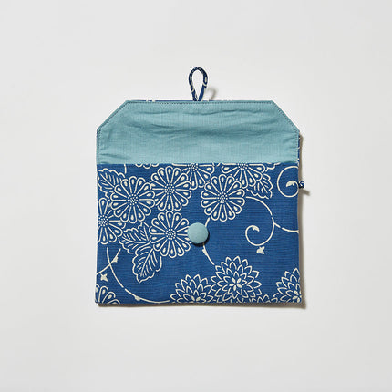 イセノモン　手帖袋　菊唐草