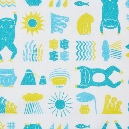 イセノモン 手拭　二見の蛙　