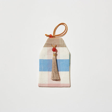 伊勢木綿　お守り袋