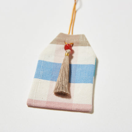 伊勢木綿　お守り袋