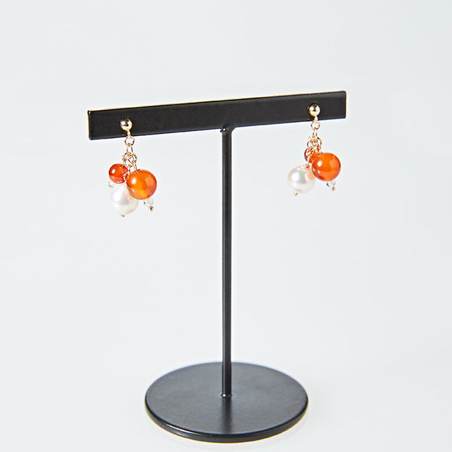 OMAMORI JEWELRY　みたまピアス　紅　