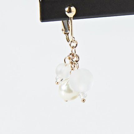 OMAMORI JEWELRY　みたまイヤリング　白