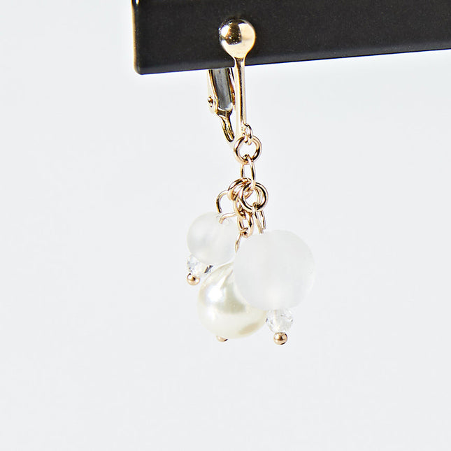 OMAMORI JEWELRY　みたまイヤリング　白