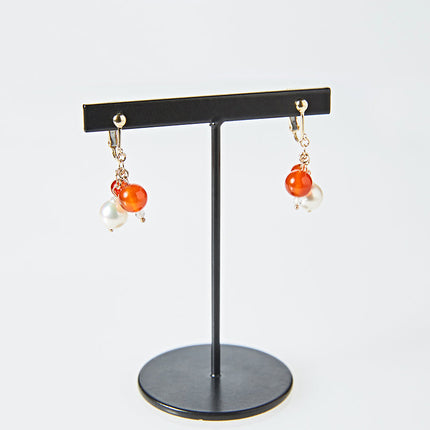 OMAMORI JEWELRY　みたまイヤリング　紅