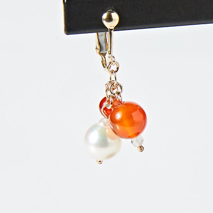 OMAMORI JEWELRY　みたまイヤリング　紅