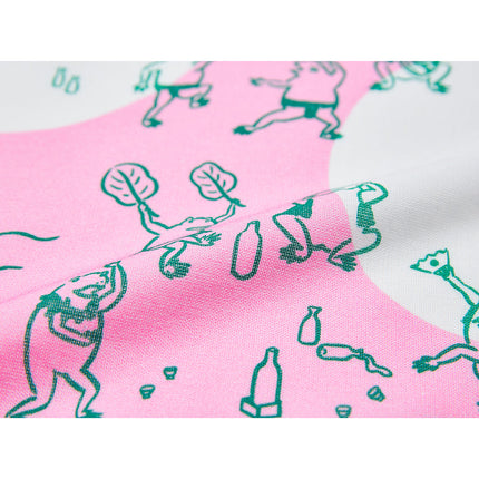 イセノモン　ぽち手ぬぐい　蛙の宴会