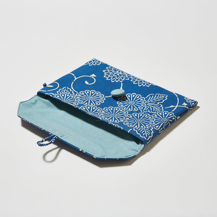 イセノモン　手帖袋　菊唐草