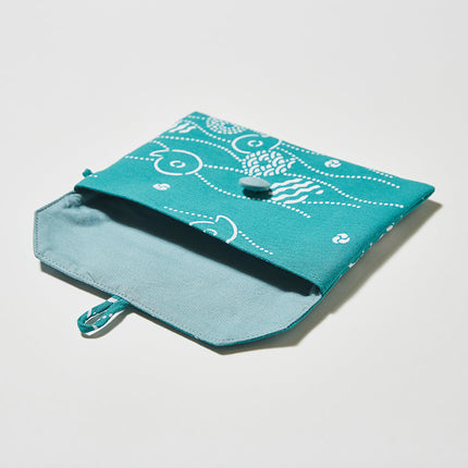 イセノモン　手帖袋　勾玉