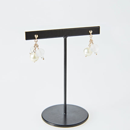 OMAMORI JEWELRY　みたまピアス　白