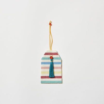 伊勢木綿　お守り袋