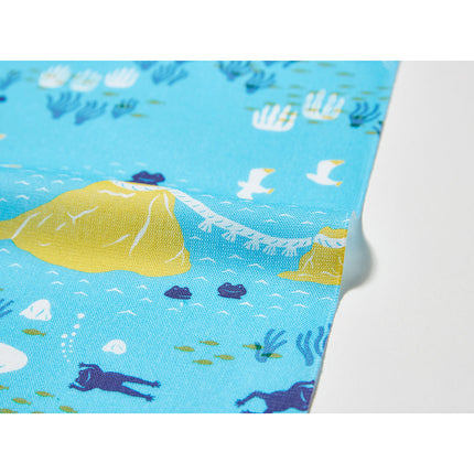 イセノモン 手拭　海のカエル