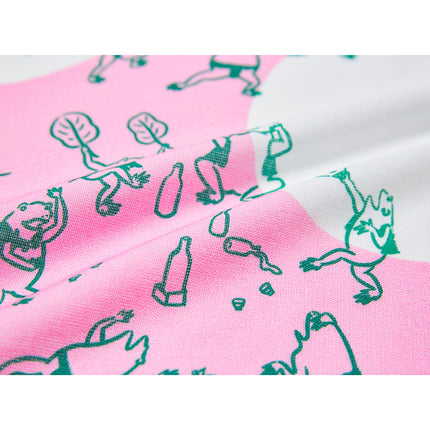 イセノモン　ぽち手ぬぐい　蛙の宴会