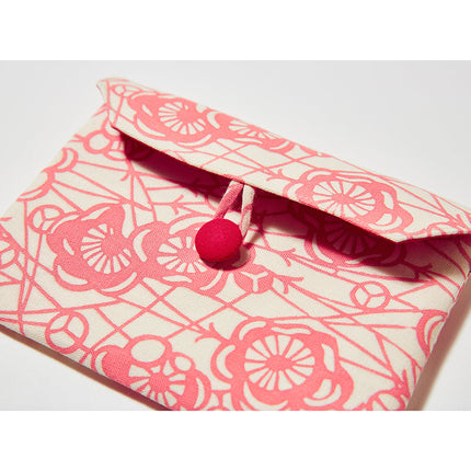 イセノモン　手帖袋　 松葉に梅