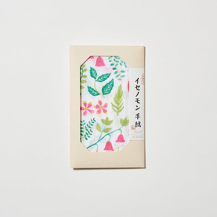 イセノモン 手拭　 自由の庭