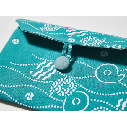 イセノモン　手帖袋　勾玉