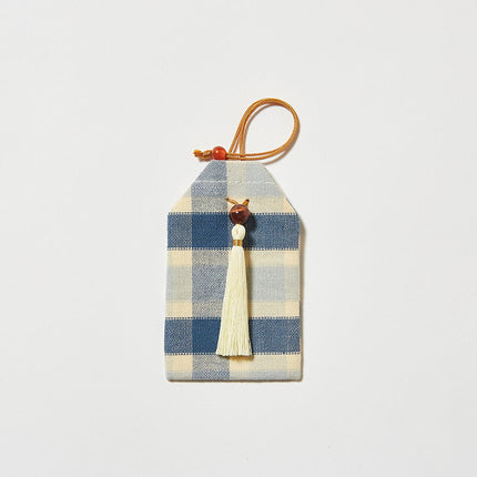 伊勢木綿　お守り袋