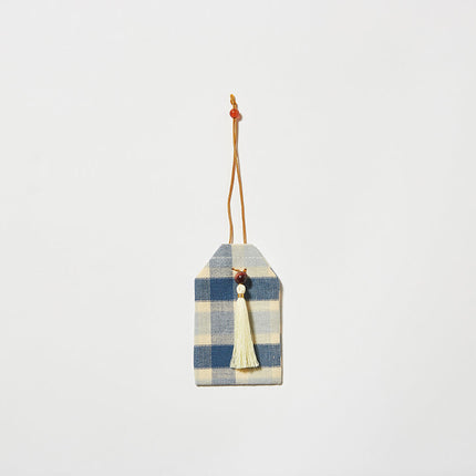 伊勢木綿　お守り袋