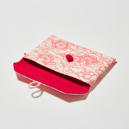 イセノモン　手帖袋　 松葉に梅