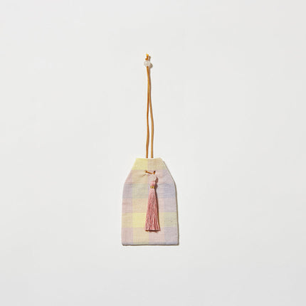 伊勢木綿　お守り袋