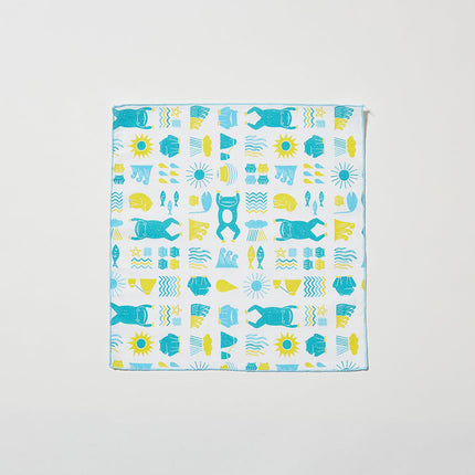 イセノモン　ハンカチーフ　二見蛙