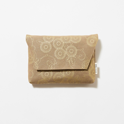 イセノモン　お参歩袋（菊唐草　金）