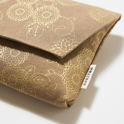 イセノモン　お参歩袋（菊唐草　金）