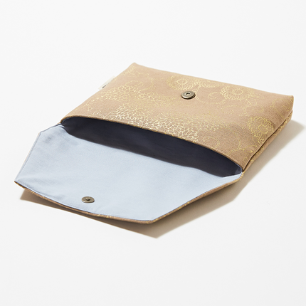 イセノモン　お参歩袋（菊唐草　金）