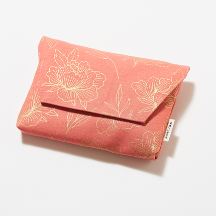 イセノモン　お参歩袋（牡丹と蝶　金）