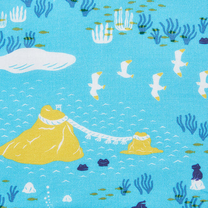 イセノモン 手拭　海のカエル