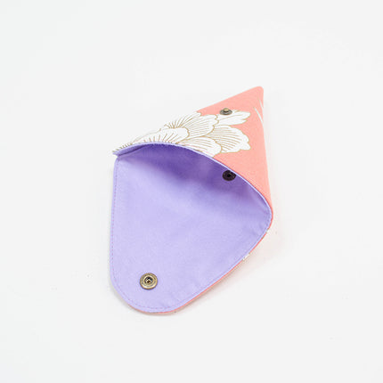 イセノモン　小銭入れ 　牡丹と蝶 金