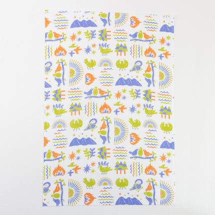 熊野三山　ぽち手ぬぐい（熊野）