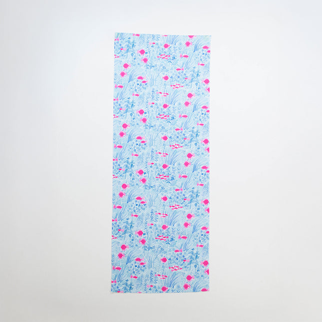 イセノモン 手拭　 aquarium（アクアブルー）