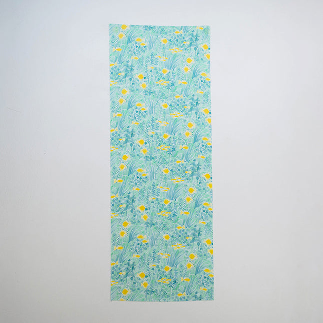 イセノモン 手拭　 aquariumム（シーグリーン）