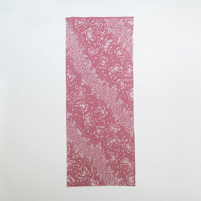 イセノモン 手拭　 菊花蝶