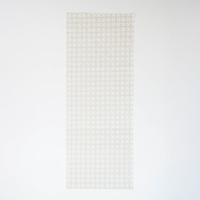 イセノモン 手拭　 花菱と菊七宝金