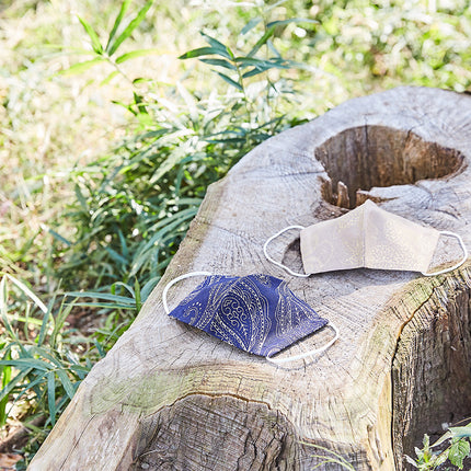 イセノモンマスク 羊歯菱（シダビシ）　金