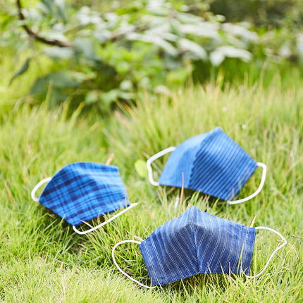 御絲織マスク　紺